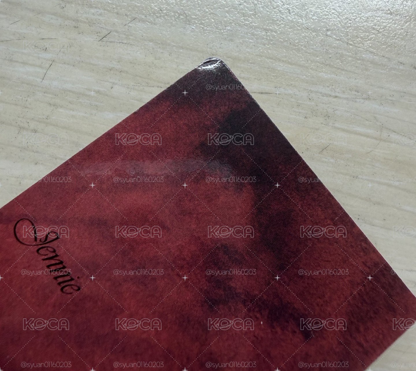紅色造型的Ruby專卡
