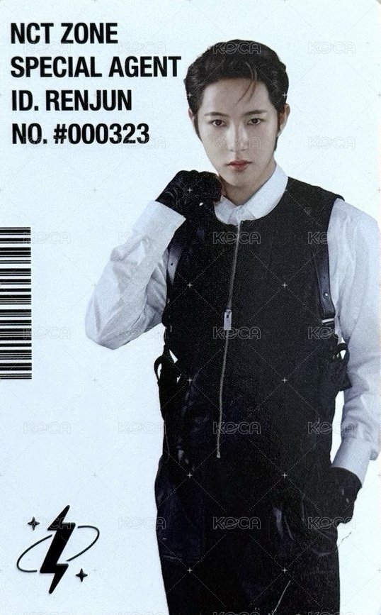 NCTZONE ost 專輯卡 自拍 背面