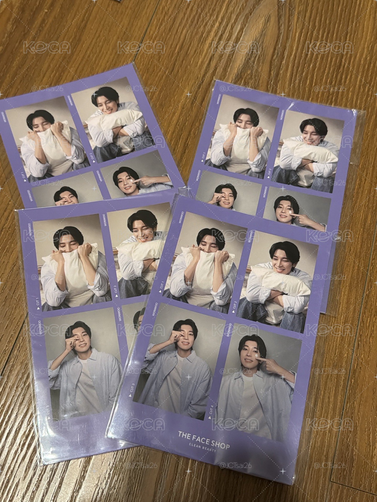 The face shop代言卡