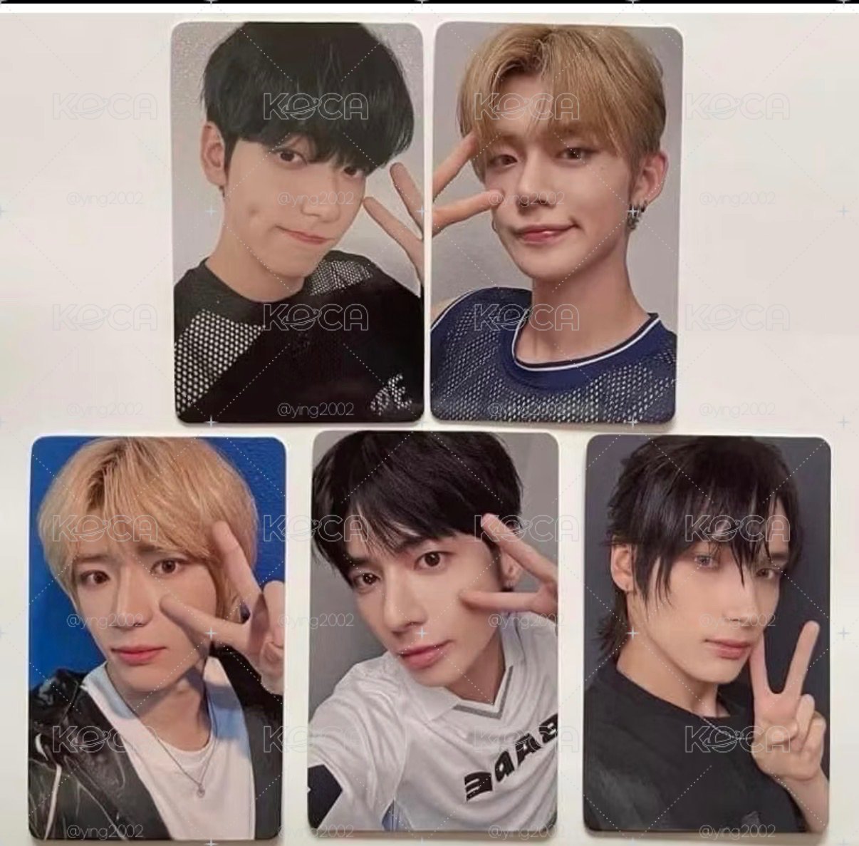 TXT 迷七 環球特典 幸運卡 杋圭 秀彬 休寧小卡