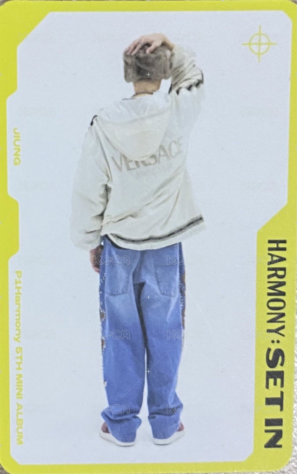 HARMONY:SET IN 專輯卡 罰站卡 背面