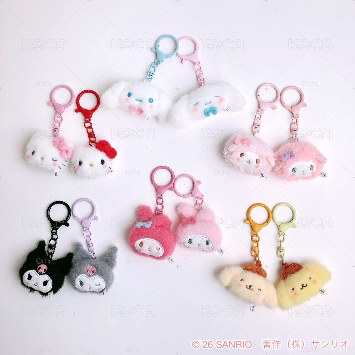 日本三麗鷗 凱蒂貓角色吊飾組🎀