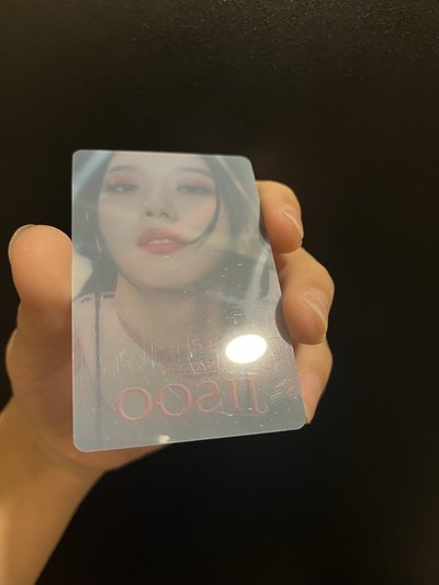 BLACKPINK-JISOO通路特典卡