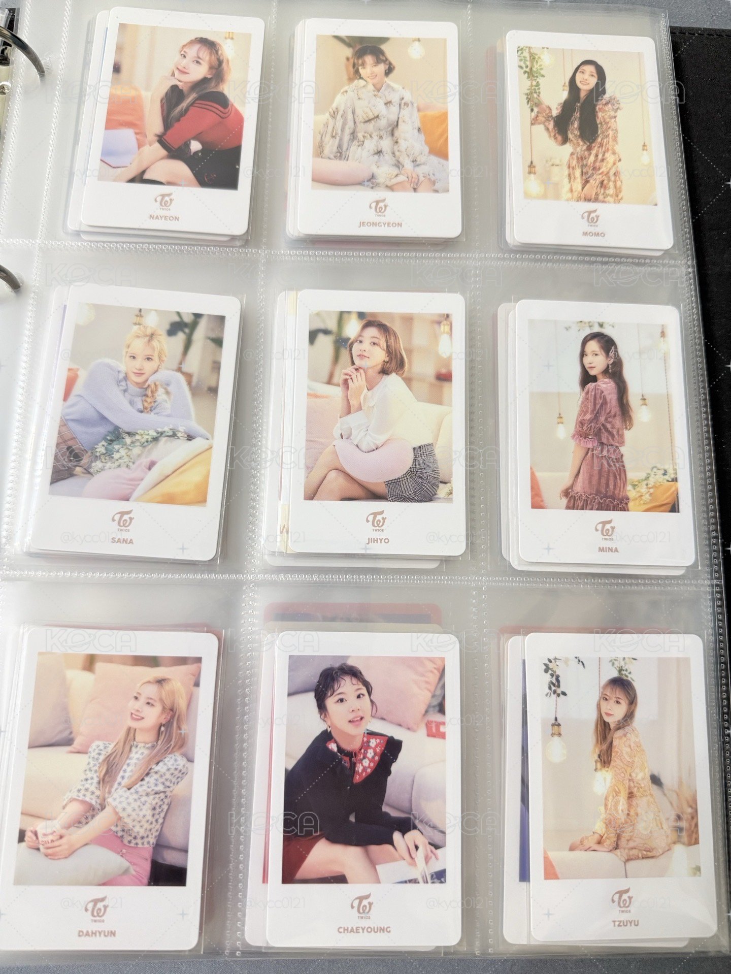 TWICE 日週小卡組