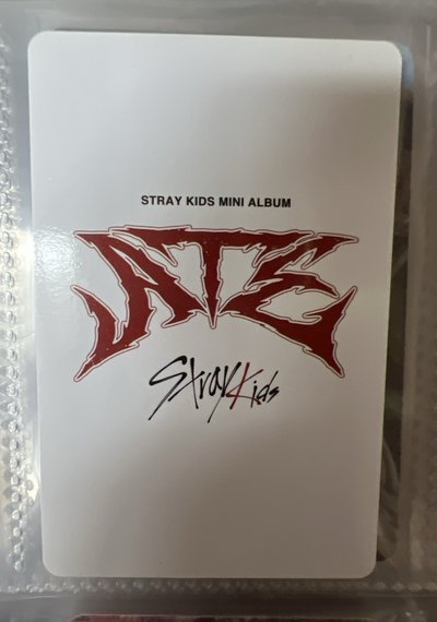 ATE 專輯卡 白版電子專隨機卡 白衣旻