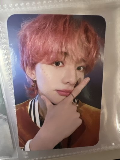 5-STAR jyp 特典卡 粉髮辰