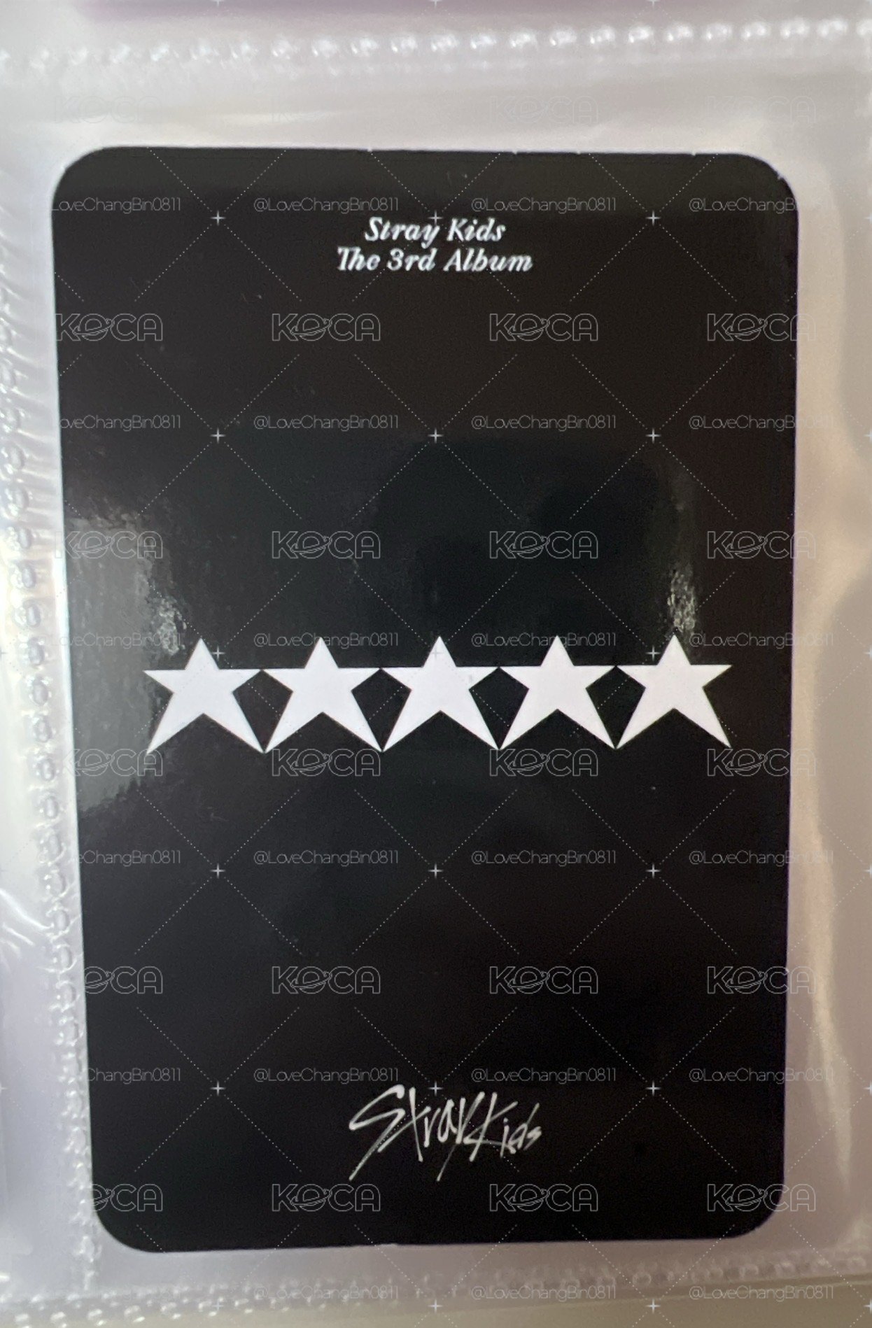 5-STAR jyp 特典卡 粉髮辰