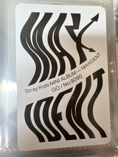 MAXIDENT 專輯卡 Go ver. 海軍城