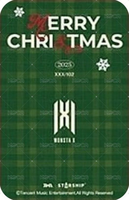 THE X 25'聖誕季 星光卡  背面