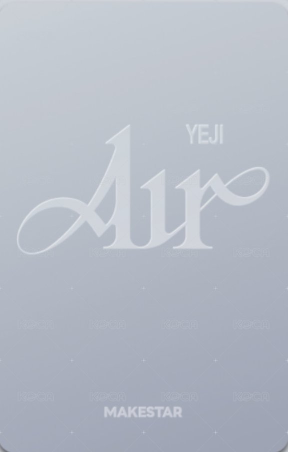 AIR ms 3.0 簽售卡  背面