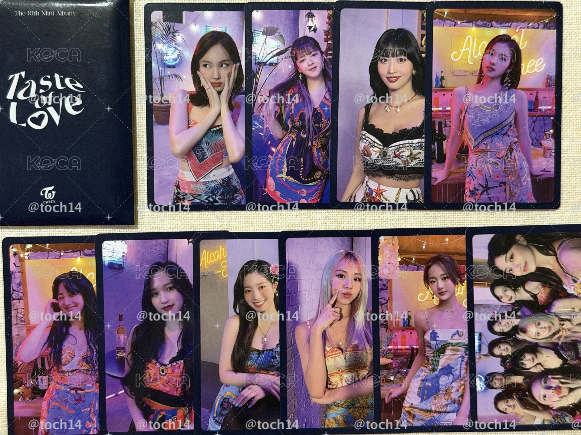 TWICE 《Taste of love》預購禮