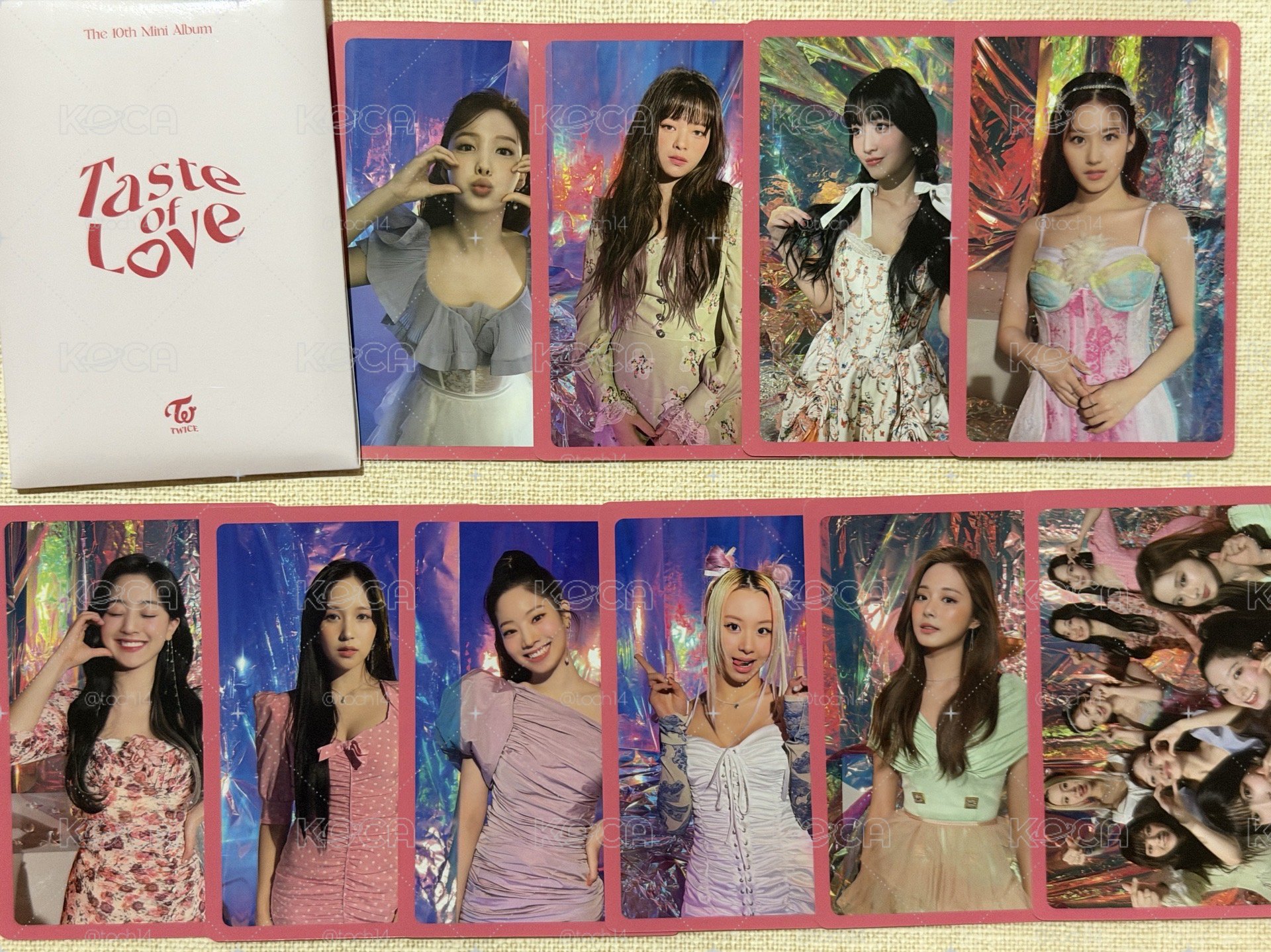 TWICE《Taste of love》預購禮