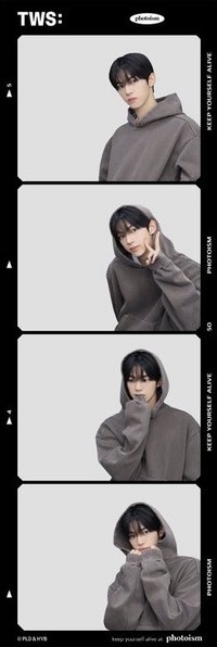 拍貼 photoism 私服ver. 人生四格卡 