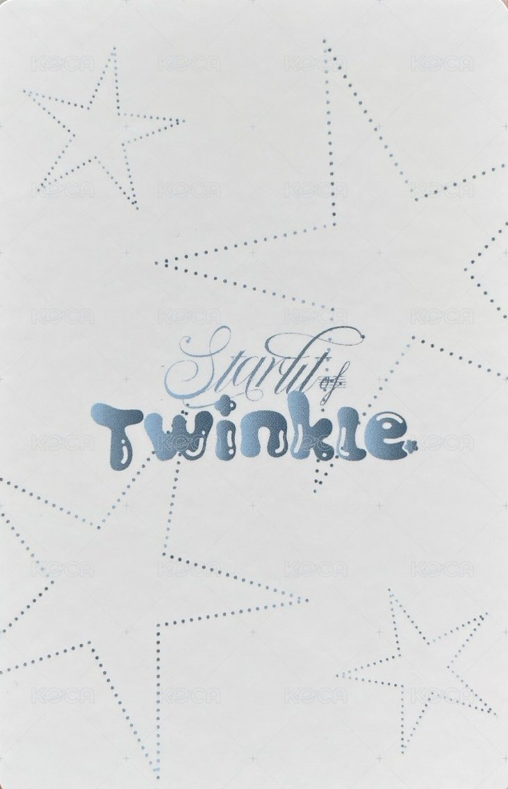 Starlit of twinkle  POP-UP STORE 隨機卡 台北快閃店 背面