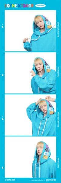 ONE AND ONLY photoism 人生四格卡 帽T拍貼