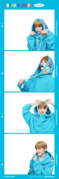 ONE AND ONLY photoism 人生四格卡 帽T拍貼