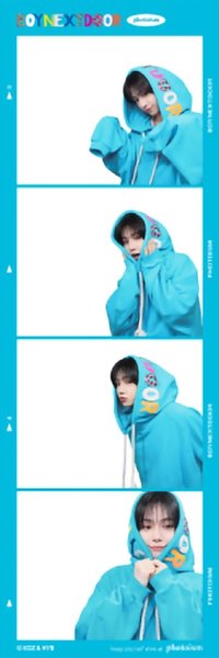 ONE AND ONLY photoism 人生四格卡 帽T拍貼