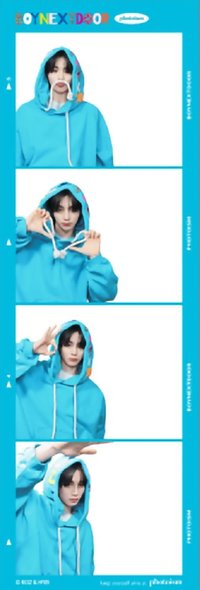 ONE AND ONLY photoism 人生四格卡 帽T拍貼