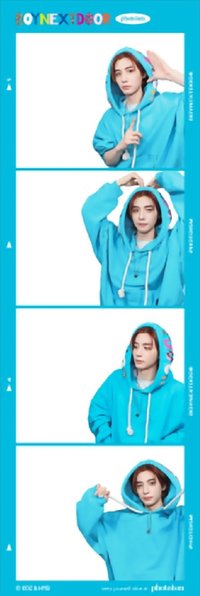 ONE AND ONLY photoism 人生四格卡 帽T拍貼