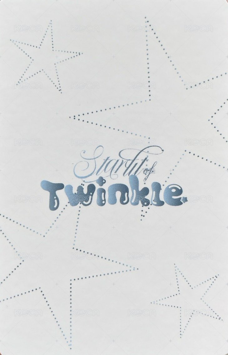 Starlit of twinkle  POP-UP STORE 隨機卡 台北快閃店 背面