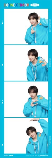 ONE AND ONLY photoism 人生四格卡 帽T拍貼