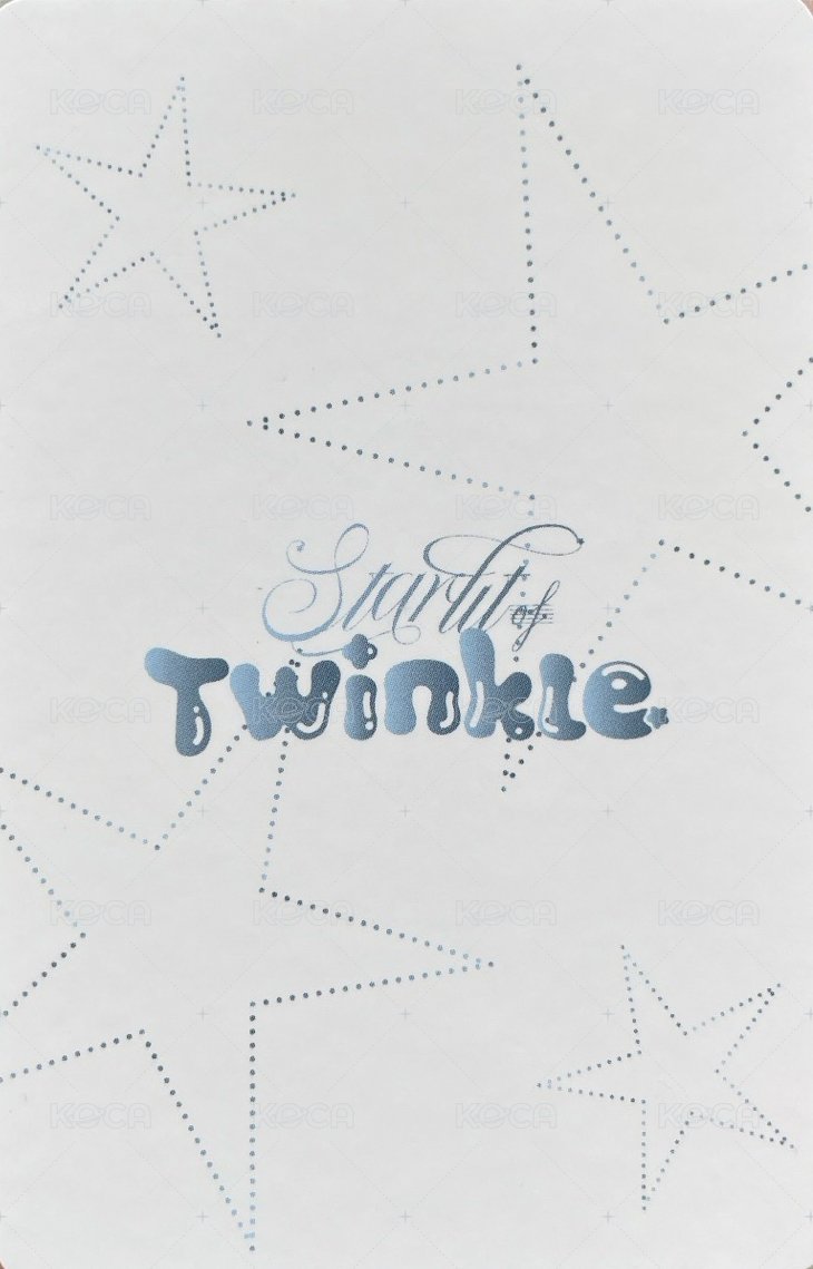 Starlit of twinkle  POP-UP STORE 隨機卡 台北快閃店 背面