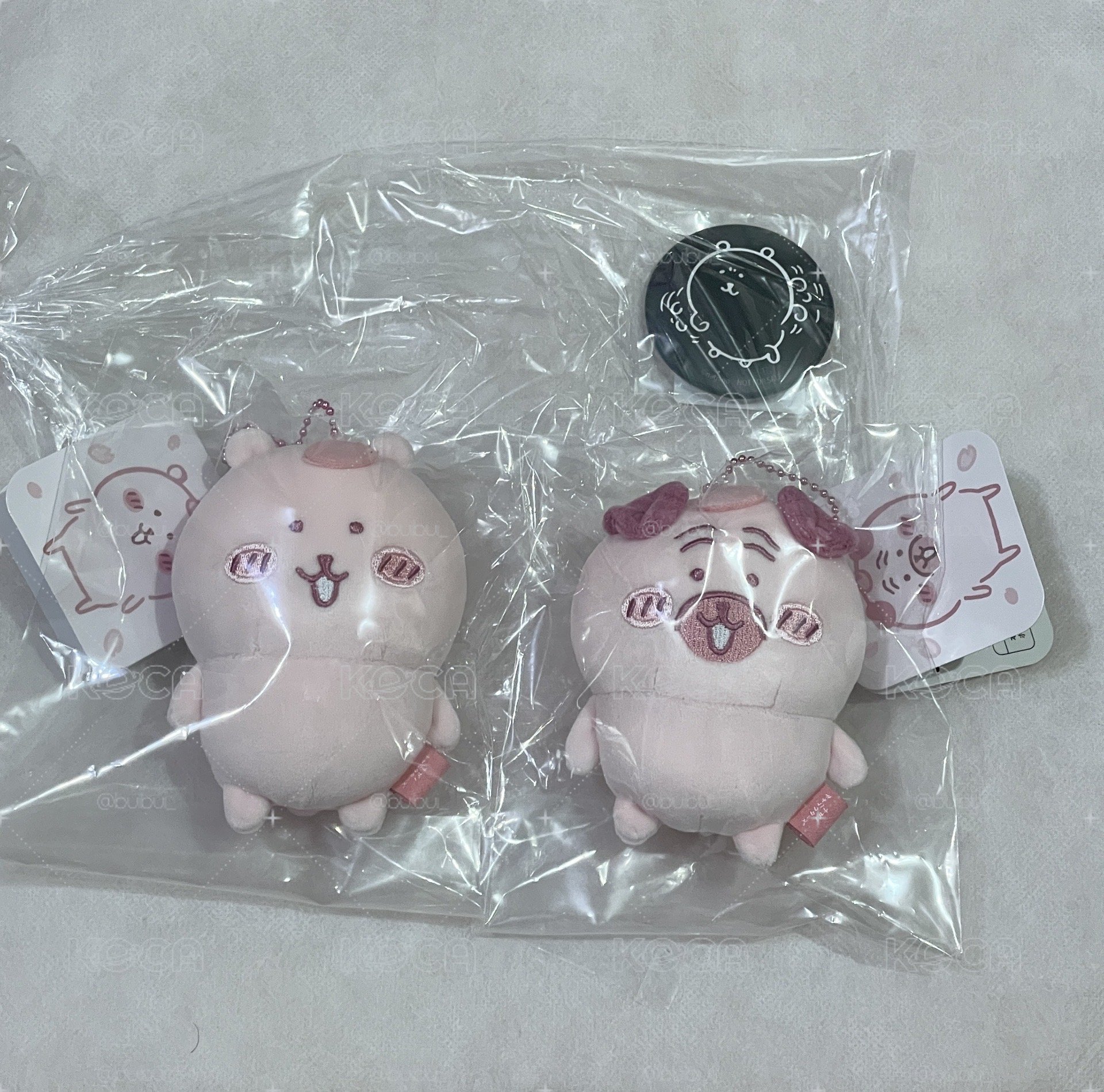 櫻花系列 八哥+熊熊 含特典徽章