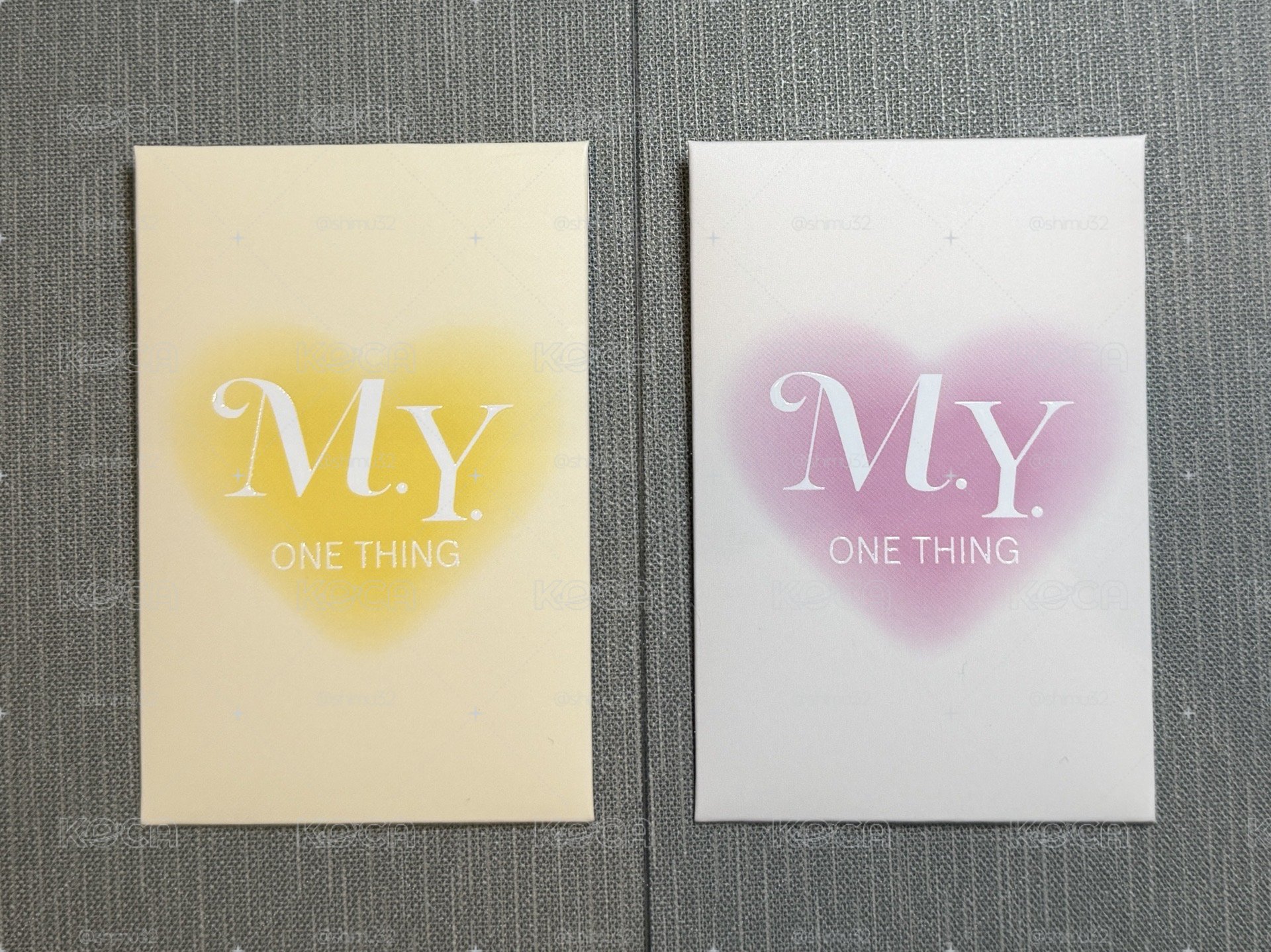代言卡 one thing-麵