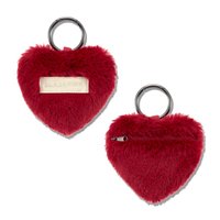 DEADLINE 毛絨 化妝包 紅色