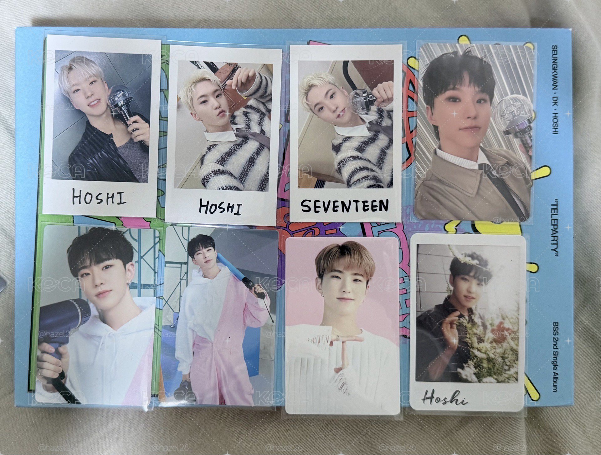 SVT 豪雨小卡類 權順榮 李知勳 HOSHI WOOZI