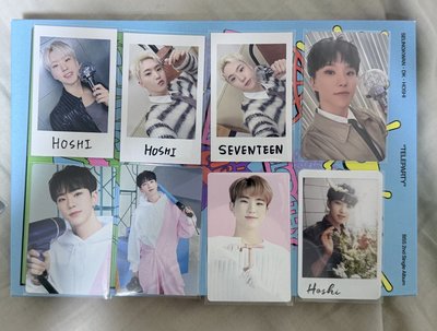 seventeen 豪雨小卡類 權順榮 李知勳 HOSHI WOOZI