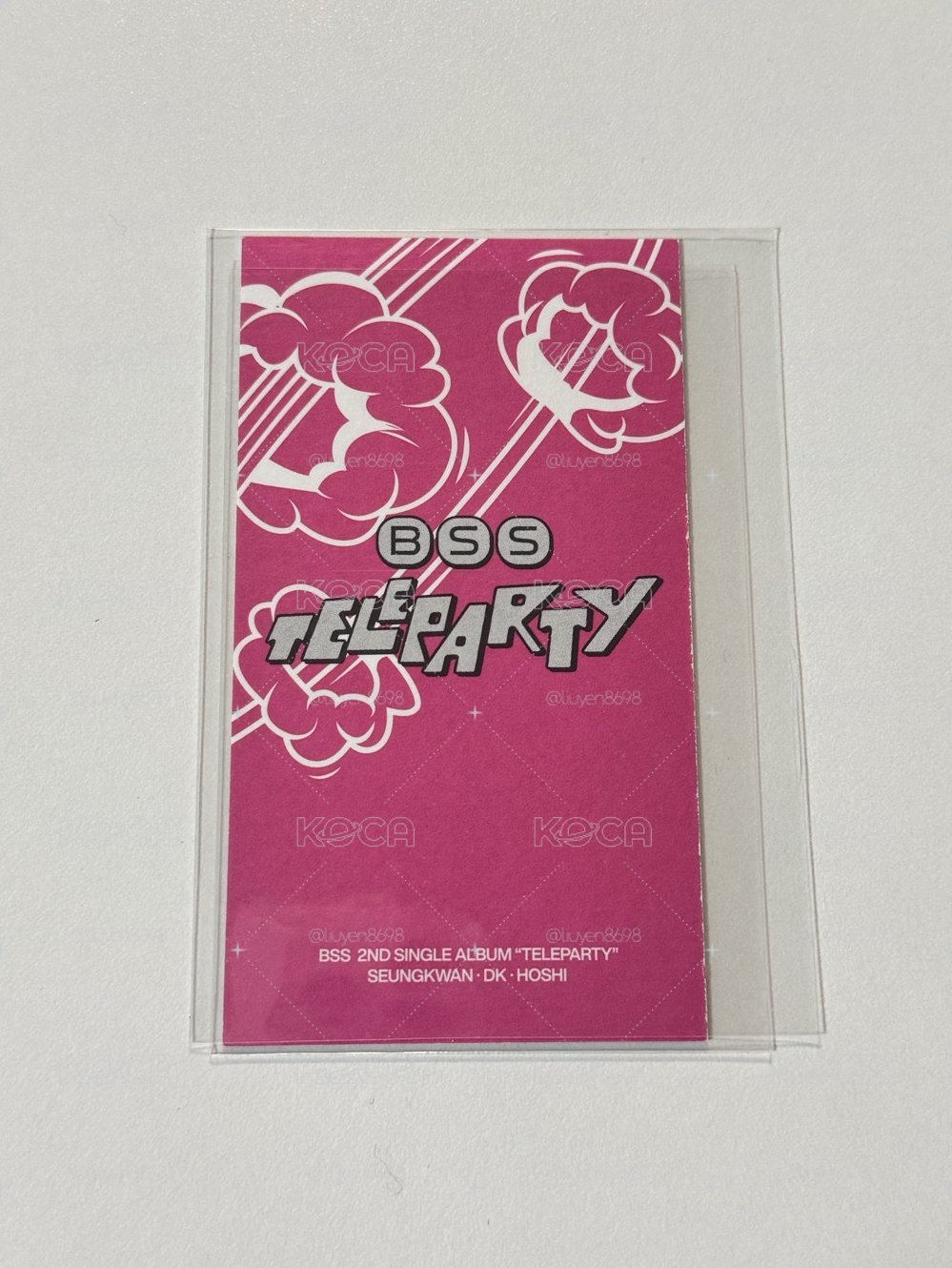 碩 ‘TELEPARTY’ 專輯卡 GA ver. ID卡