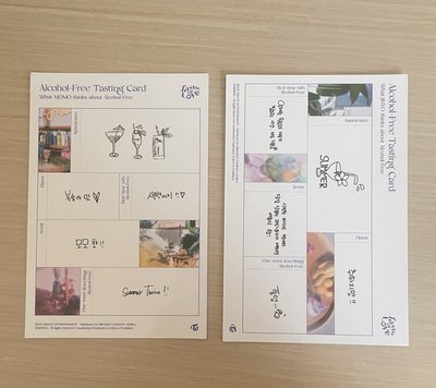 TWICE Momo 志效 Taste of Love 照片卡 品酒卡
