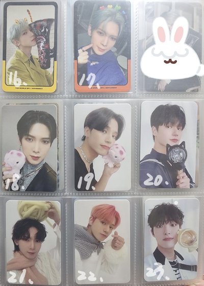 ATEEZ 打歌卡 公放卡 中簽卡 香水卡 年曆卡 手燈套卡 滿額卡