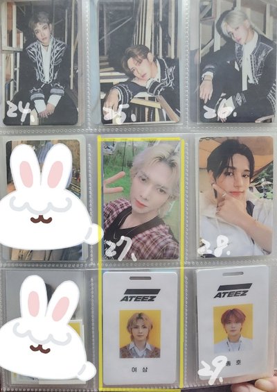 ATEEZ 打歌卡 公放卡 中簽卡 香水卡 年曆卡 手燈套卡 滿額卡