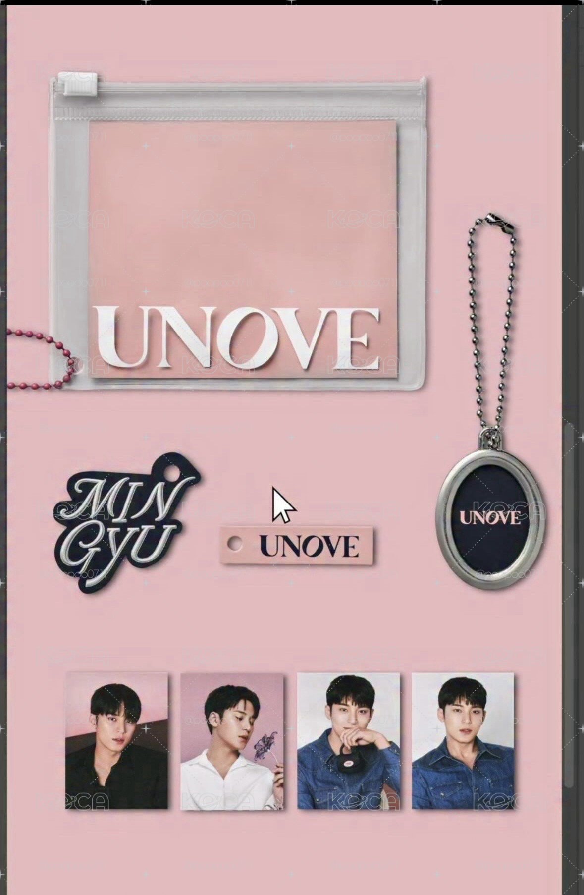 代言 鑰匙圈吊飾 UNOVE