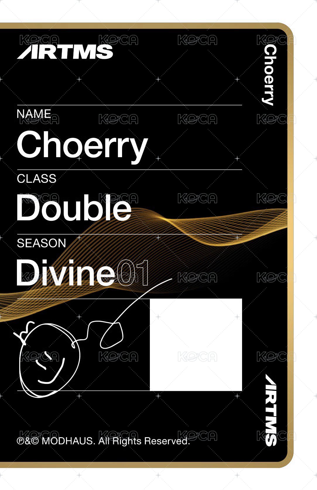 Club Icarus 專輯卡 D301A 背面