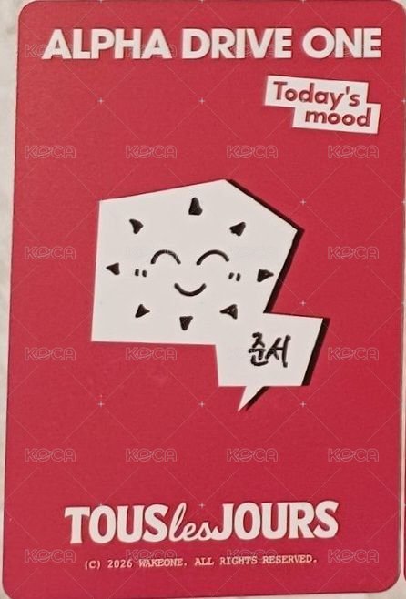 多樂之日 ONE HEART 代言卡  背面