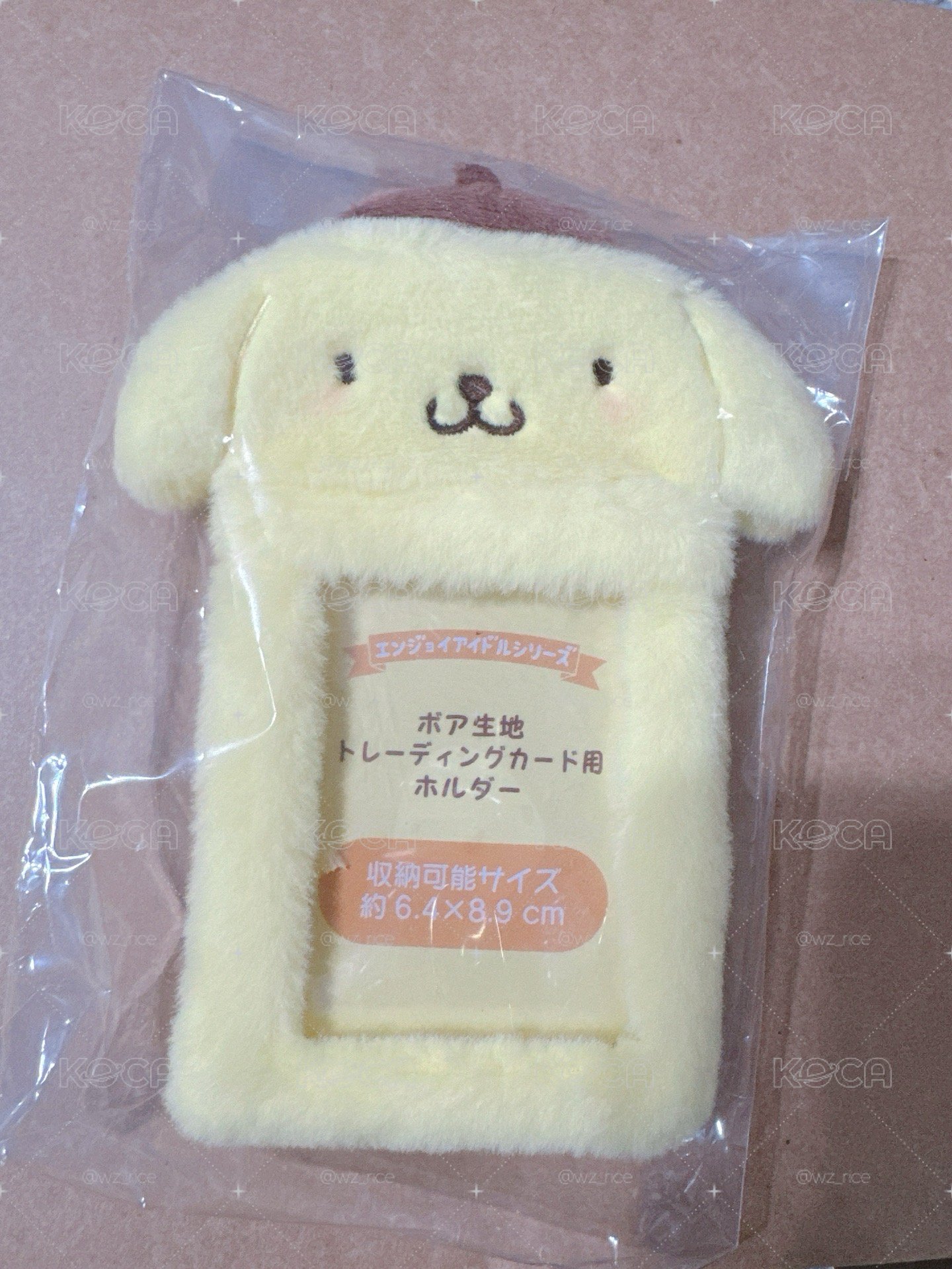 三麗鷗 布丁狗 絨毛卡套