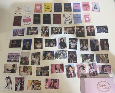 TWICE 7週年 2025-2021專輯紀念郵票貼紙