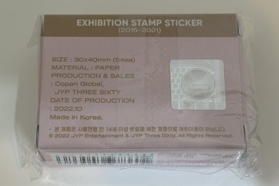 TWICE 7週年 2025-2021專輯紀念郵票貼紙