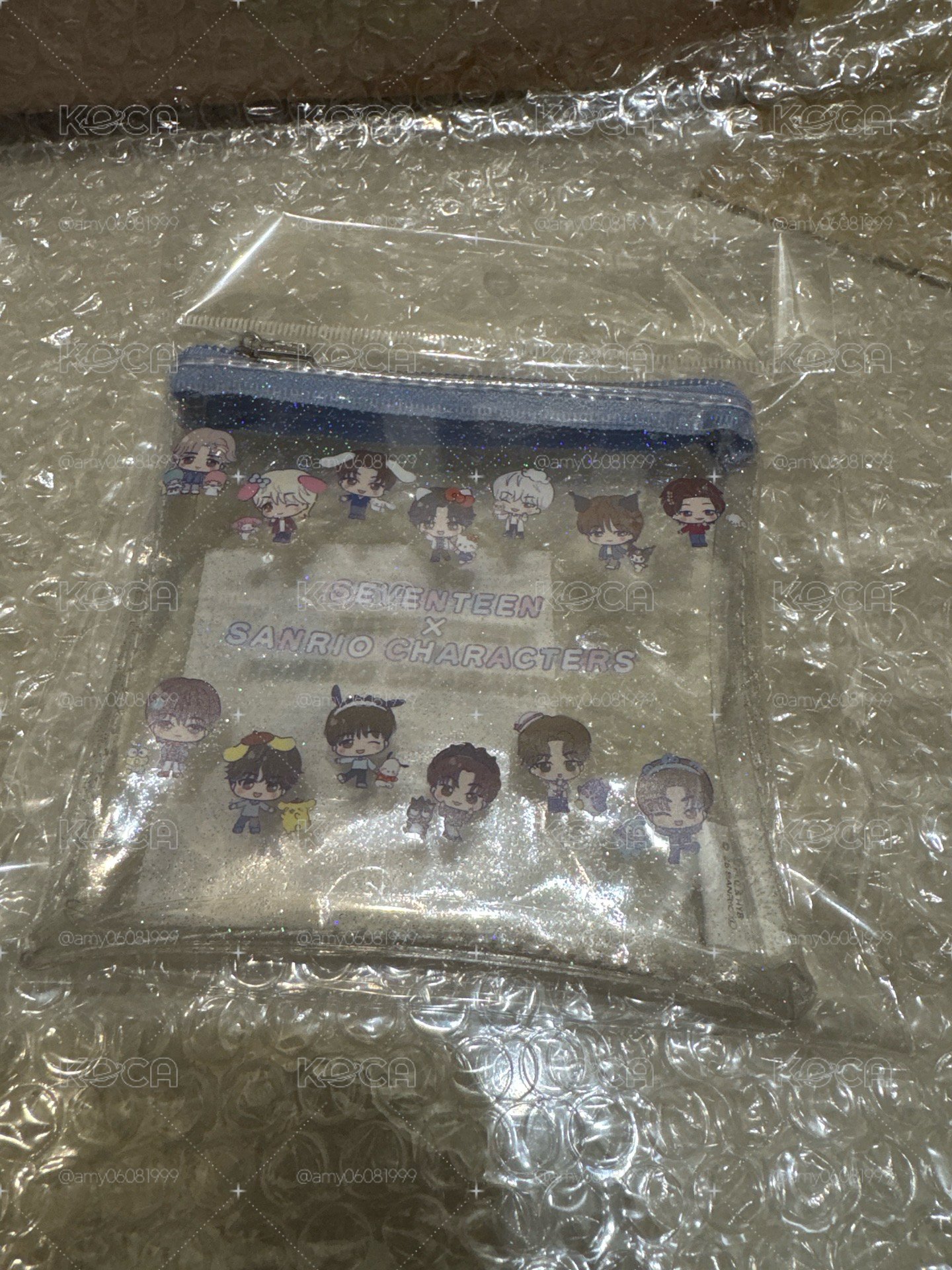 SEVENTEEN 三麗鷗聯名 PVC 零錢包