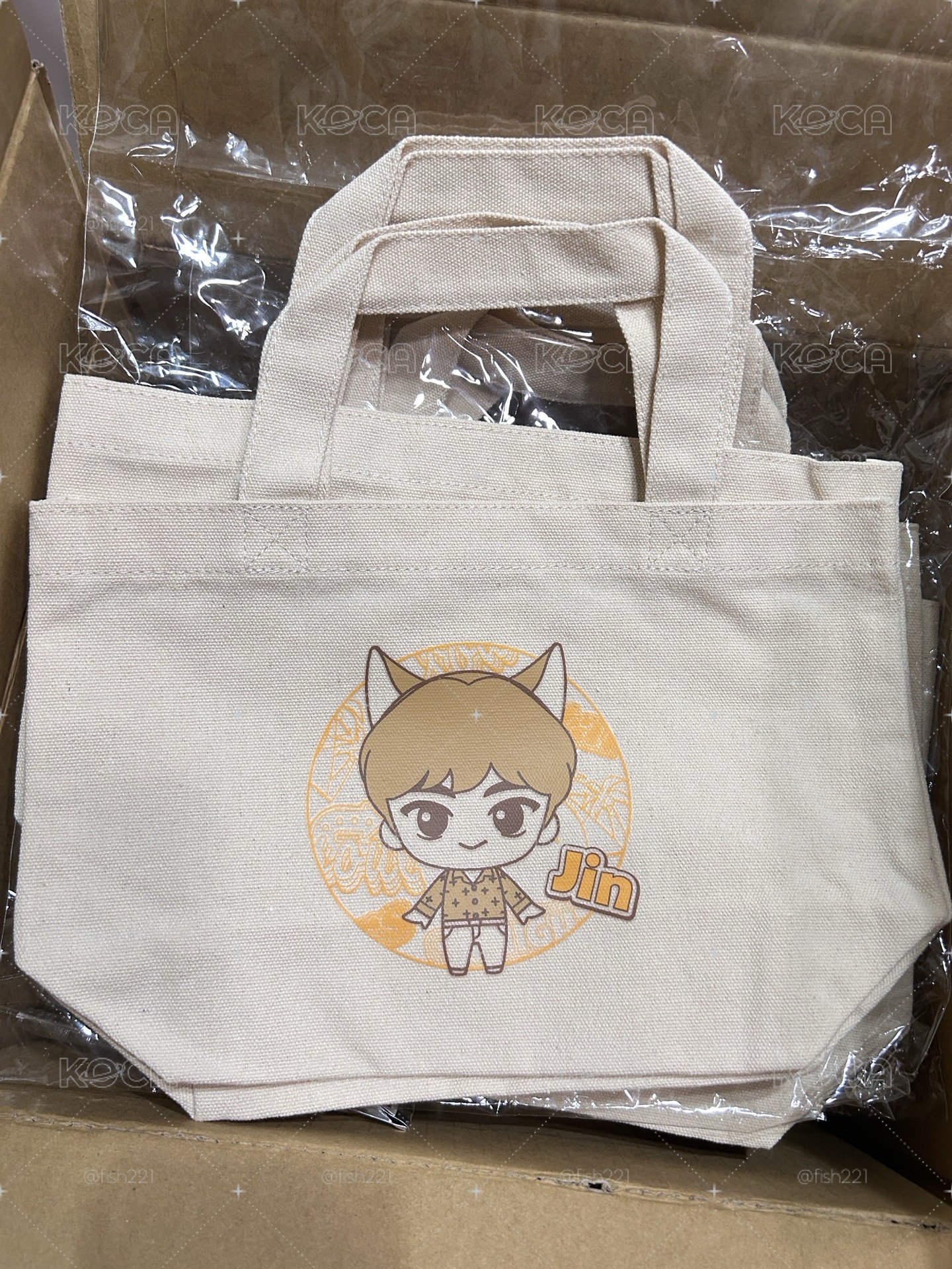 BTS tinytan 帆布袋