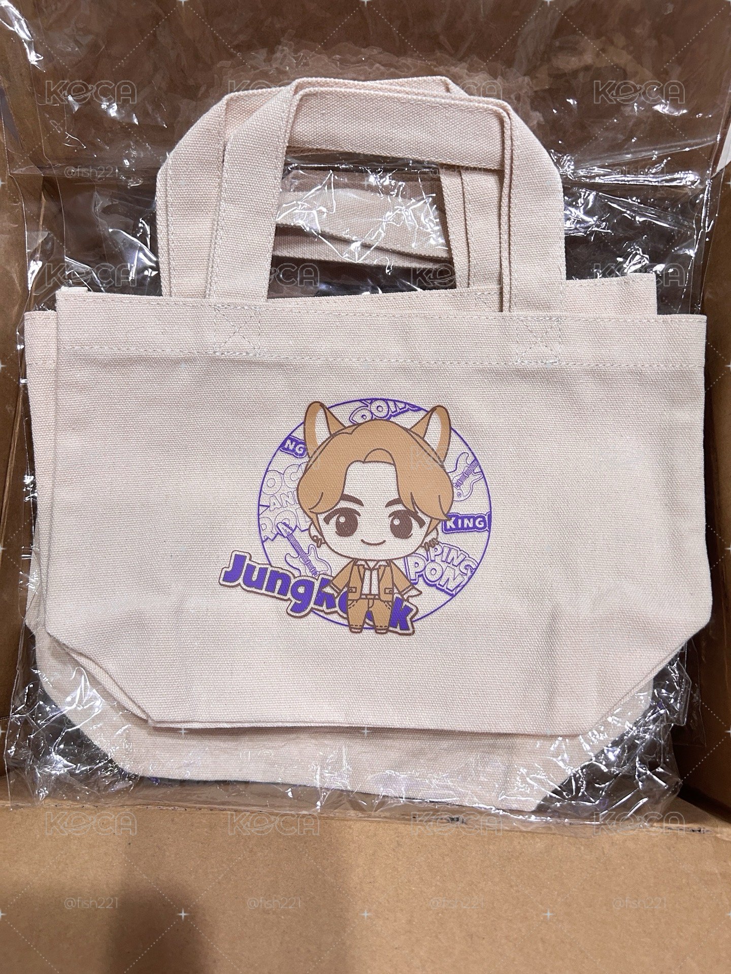 BTS tinytan 帆布袋