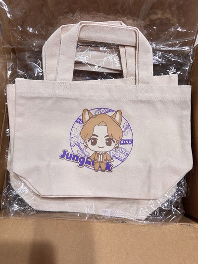 BTS tinytan 帆布袋