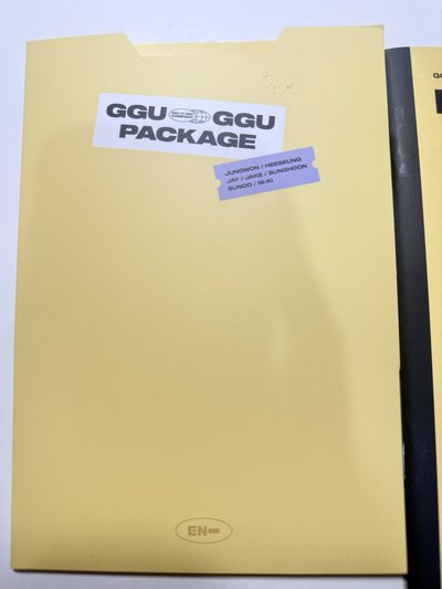 Enhypen 2022咕咕 貼紙夾+筆記本