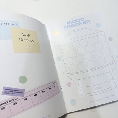 Enhypen 2022咕咕 貼紙夾+筆記本