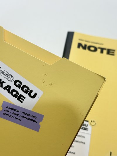 Enhypen 2022咕咕 貼紙夾+筆記本