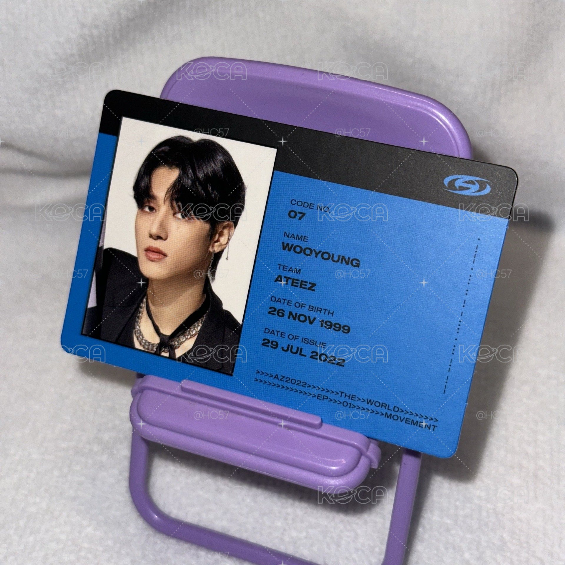 ATEEZ 專卡｜鄭友榮身份證（？