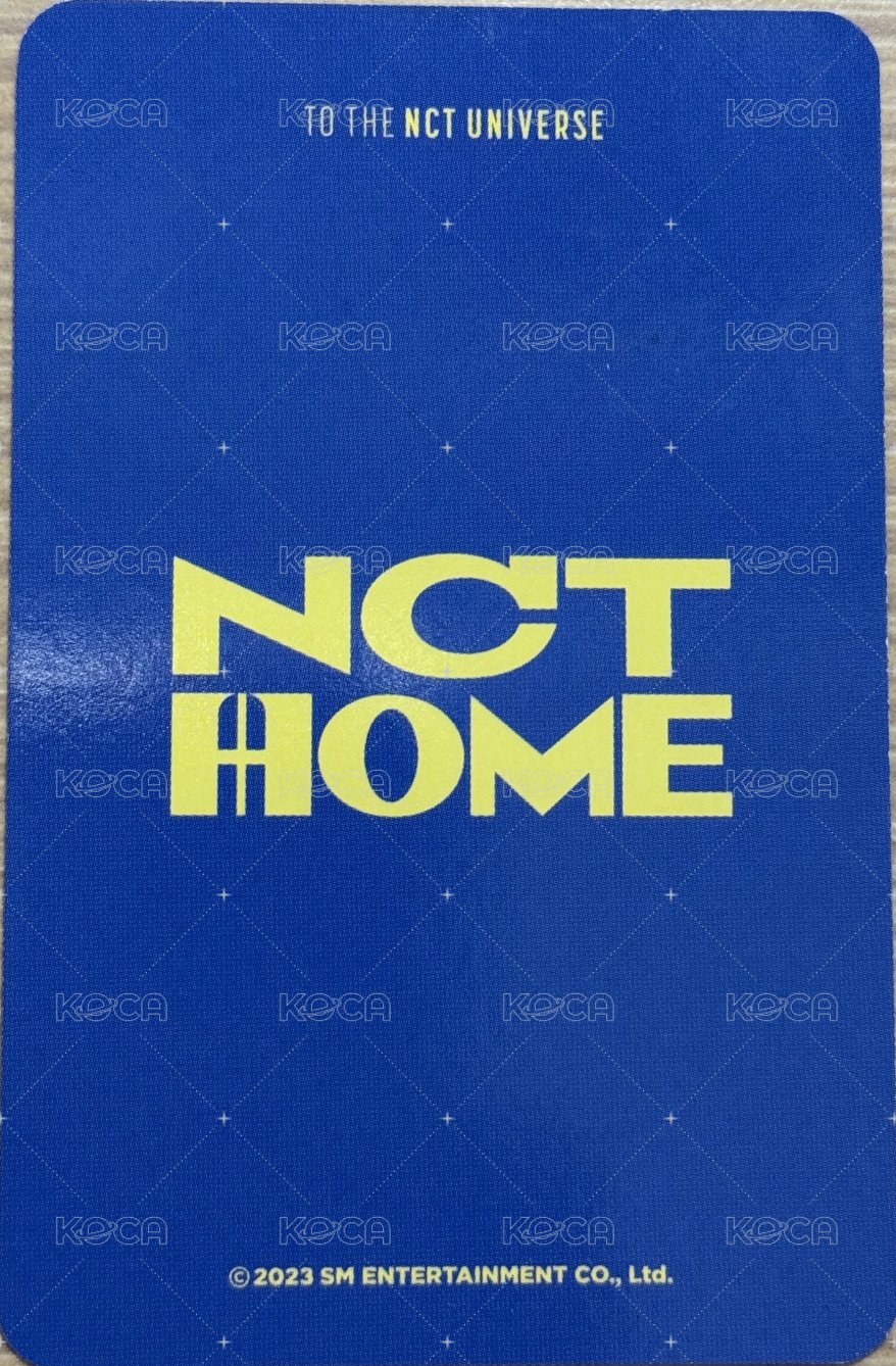 NCT HOME 周邊卡  背面